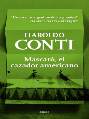 cover image of Mascaró el cazador americano